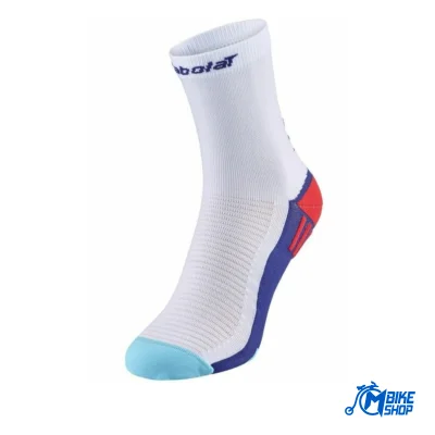 Čarape BABOLAT Padel Mid White/Surf Blue